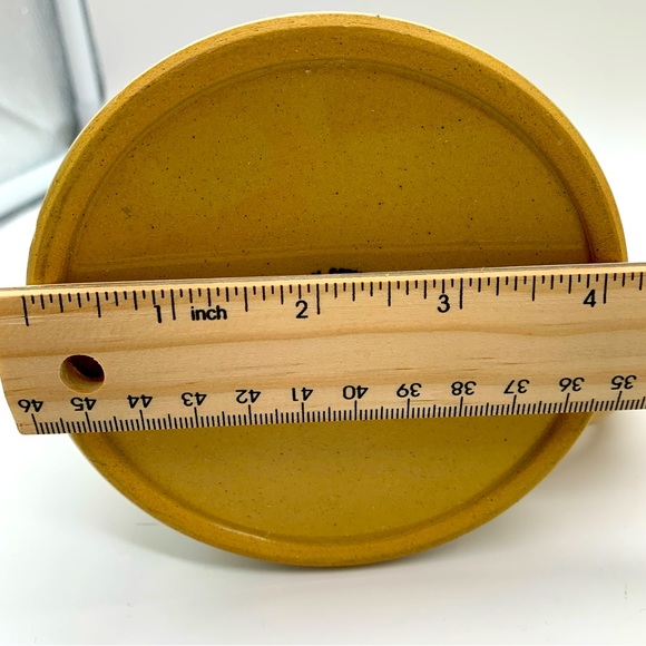 TG Green Cornishware Gold Yellow White Banded Jug Pitcher Judith Onions 4.5” HTF - Picture 10 of 11